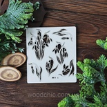 Чіпборд набір підсніжники від WOODchic, розмір від 6 до 8cм