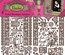 Набір наліпок - висічок HOTP - Artful Boutique Boutique Dazzles, розмір 30x30 см, 134 шт., колір чорний