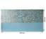 Відріз екошкіри з тисненням золотою фольгою Golden Butterflies Blue 50x25см, ТМ Фабрика Декору