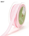 Стрічка Solid/Check, ширина 5мм, колір Pink, 90cм