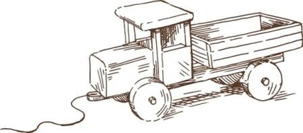 Акриловый штамп Stamp Toy Car 2, размер 4,8 * 2,1 см