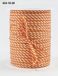 Стрічка Solid/Diagonal Stripes, колір червоний/білий, ширина 3 мм, довжина 90 см