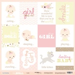 Аркуш односторонній, Scrapmir - Карточки (ENG) - Doll Baby, 30x30 см