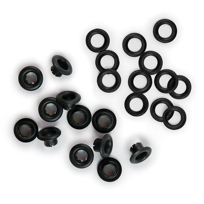 Люверси і кільця від WeRM - 3/16, We R Eyelets & Washers Standar, колір чорній, 35шт.