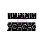 ЦЕНА СНИЖЕНА! Резиновые штампы Prima - Washi Tape Wood Mounted Rubber Stamps №8, на деревянном блоке