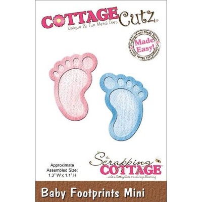 Ніж для вирубки CottageCutz - Baby Footprints Mini