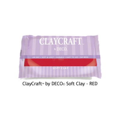 Полімерна глина від Claycraft by Deco © - Red, колір червоний, 55 г