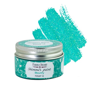 Фарба з глітером Shimmer paint, колір Баунті, ТМ Фабрика Декору