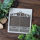 Чіпборд Ворота ковані від WOODchic, 16x15см
