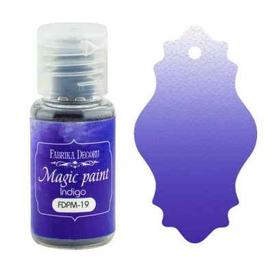 Суха фарба Magic paint - Фабрика Декору - Індіанґо, 15мл