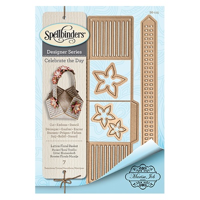 Ножі від Spellbinders — Lattice Floral Basket - Кошик з квітами