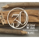 Чіпборд ScrapBox - Цифра 30