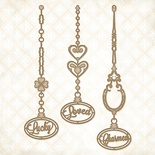 Чіпборд Blue Fern StudiOs-Charmed Page Dangles