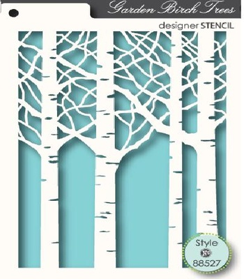 Маска от Memory Box - STENCILS- Birch Trees