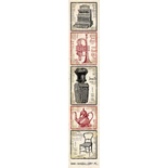 Полоска бумаги UHK Gallery - Holmes in love - картинки (со стулом), размер 30х3.5 см