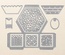 Набір ножів для вирубки від Stampin'Up - Window Box Thinlits, 9шт.