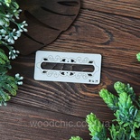 Чіпборд рамка вензельна прям. 2 від WOODchic, 10x3,5см