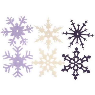 Сніжинки з фетру Creative Impressions - Heritage Winter, 24