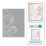 Папка для тиснення від Spellbinders - Rose Flourish Cut and Emboss Folder