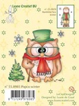 Акриловий штамп LeCreaDesign - Clearstamp Popco Winter - Зимова сова
