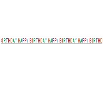 Паперовий скотч в диспенсері Hampton Art - DeCo Runner Happy Birthday