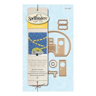 Ножі від Spellbinders - Die D-Lites Build a Camper Etched Dies 
