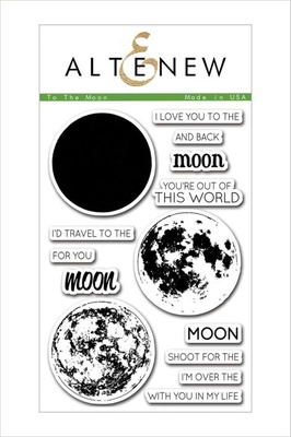 Набір штампів від Altenew - To the Moon Stamp & Die Bundle, 14 штампів