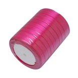 Стрічка атласної Fuchsia, 10мм, колір фуксія, 90 см