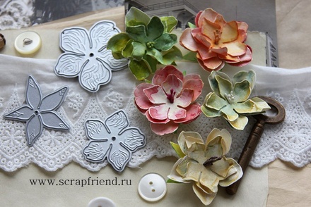 Набор ножей для вырубкиот Scrapfriend - Гардения