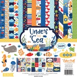 Набір паперу Echo Park - Under the the Sea, 30x30 см, 12 аркушів + 1 аркуш наліпок