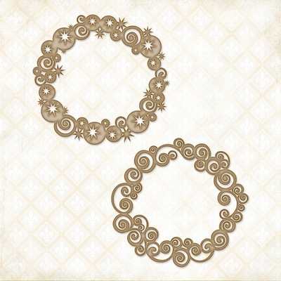 Чіпборд Blue Fern StudiOs-Holiday Wreath Set