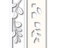 Набір з ножа для вирубки і трафарета від Poppystamps - Mistletoe Side Strips and Stencil