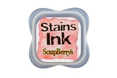 Чорнило з ефектом кольорових плям Стеїнс від ScrapBerryʼs - Червоний