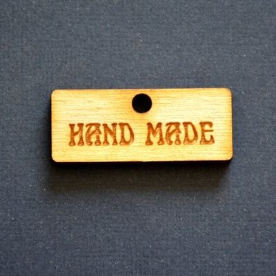 Деревʼяна фігурка WOOD-086 - Hand Made 2, 1 штука