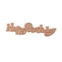 Пластини для фольгування від Spellbinders - Faux Script Happy Birthday