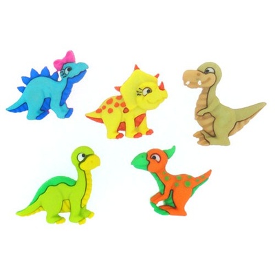 Набір декоративних ґудзиків Dress It Up - Dino Mite