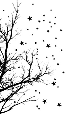 Резиновый штамп от Memory Box - Stars at Night
