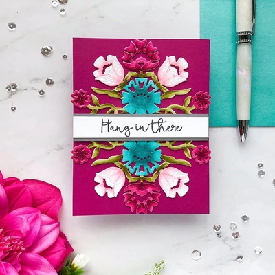Ніж для вирубки від Spellbinders - Floral Bouquet