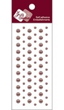 Клейові напівперлинки Dots Pearl - Chocolate, 69 шт