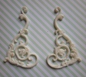 Гнучкі пластикові фігурки - Завитки, 2 шт., 2,5x4,5см