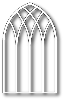 Ніж для вирубки від Poppystamps - Grand Gothic Intersecting Arch