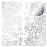 Ацетатний аркуш з фольгуванням Silver Napkins, ТМ Фабрика Декору