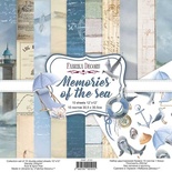 Набір паперу для скрапбукінгу Memories of the sea 30,5x30,5см 10 аркушів, ТМ Фабрика Декору