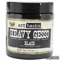 Грунт универсальный от Prima, цвет черный, Finnabair Art Basics Heavy Gesso 8.5oz, 250 мл