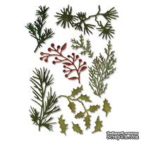 Лезвия Sizzix - m Holtz Alterations - Thinlits Die Set 11 Pack - Holiday Greens - Mini