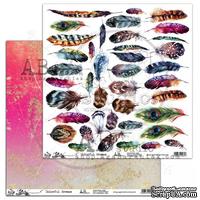 Лист скрапбумаги от ABstudio - Scrapbooking paper ABstudio - Colorful Breeze 30х30см