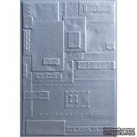 Папка для тиснения Sizzix - Foundry - Sizzix 3D Texture Fades Embossing Folder By Tim Holtz 662717 - ScrapUA.com