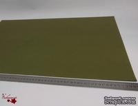 Папиросная бумага тишью 50х76 см  (слож.12,5 х 19см), цвет: темно-оливковый