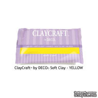 Полимерная глина от Claycraft by Deco© - Yellow, цвет желтый, 55 гр.