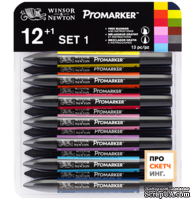 Marcador Letraset Set 2 12 Cores + 1 Clareador Blender 150441 - Promarker, 12+1